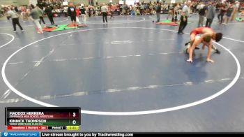 157 lbs Cons. Round 4 - Kinnick Thompson, Viking Wrestling Club (IA) vs Maddox Herrera, Esperanza High School Wrestling