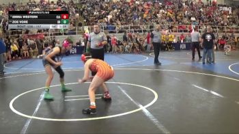 117 lbs Quarterfinal - Emma Western, Claymont vs Zoe Vore, Dig Bick