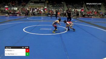 64 lbs Consolation - Baron Rosas, Maize WC vs Matthew Martinez, Kansas Young Guns