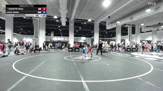 33 lbs Quarters - Quentin Neal, Greater Heights Wrestling vs Luca Pavia ...