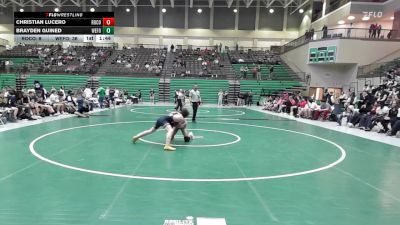 126 lbs Round 1 (16 Team) - Christian Lucero, Rockdale County vs Brayden Guined, West Forsyth