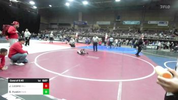 43 lbs Consi Of 8 #2 - JaCobi Lozano, Valley Bad Boys vs Beau Huskin, Pueblo West