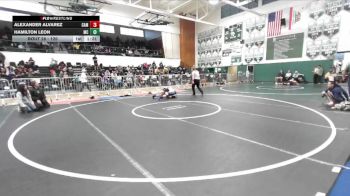 120 lbs Champ. Round 1 - Hamilton Leon, Mira Costa vs Alexander Alvarez, Camarillo