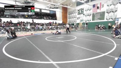 120 lbs Champ. Round 1 - Hamilton Leon, Mira Costa vs Alexander Alvarez, Camarillo