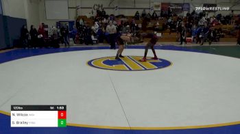 120 lbs Prelims - Nasir Wilcox, Independence (Bakersfield) vs Silas Brailey, Fremont (Sunnyvale)