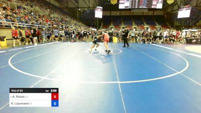 113 lbs Rnd Of 64 - Alex Rozas, LA vs Khel Lipumano, AZ