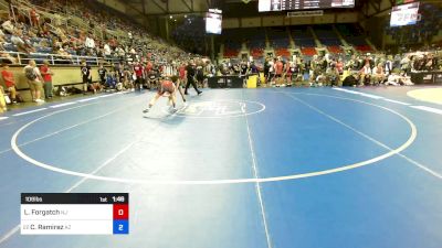 106 lbs Rnd Of 64 - Logan Forgatch, NJ vs Christopher Ramirez, AZ