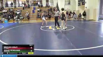 108 lbs Semifinal - Braylen Corley, St James vs Roman Mcwilliams, Wetumpka