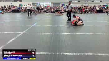 110 lbs Round 2 - Maddie Bombardier, Mulberry vs Nola Rager, Unattached