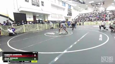 126 lbs Champ. Round 1 - Fabrizio Sandoval, Valencia vs Izaac Rosales, Orange Vista