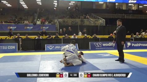 Chairo Olimpio Ivo C. Albuquerqu vs Guillermo L Echeverri 2026 Pan Jiu Jitsu IBJJF Championship