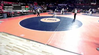 1A 175 lbs Champ. Round 1 - Gus Lidwell, Canton vs Eli Larson, Lena (L.-Winslow)