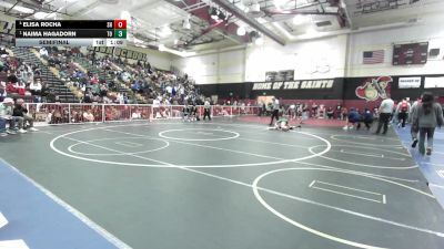 125 lbs Semifinal - Naima Hagadorn, Thousand Oaks vs Elisa Rocha, Shadow Hills