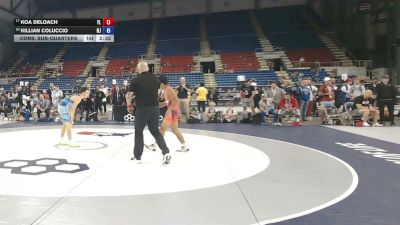 113 lbs Cons. Sub-quarters - Koa DeLoach, Florida vs Killian Coluccio, New Jersey