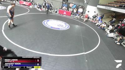 215 lbs Round 4 (16 Team) - Noah Larios, SDIKWA-FR vs Anthony Nixon, SJWA-FR