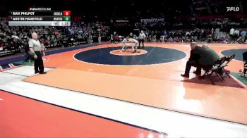 1A 113 lbs 1st Place Match - Max Philpot, Vandalia vs Austin Hagevold, Woodstock (Marian)