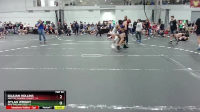 113 lbs Semis (4 Team) - Dajuan Hollins, Whitted Trained Dynasty vs Dylan Wright, New England Gold