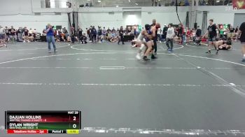 113 lbs Semis (4 Team) - Dajuan Hollins, Whitted Trained Dynasty vs Dylan Wright, New England Gold