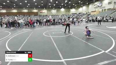 46 lbs Consi Of 16 #2 - Hunter Collinson, Truckee WC vs Dallas Turley, Salem Elite Mat Club