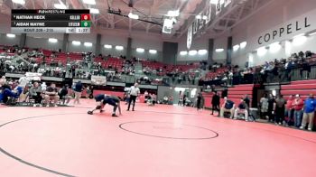 215 lbs Quarterfinal - Aidan Mayne, Little Elm vs Nathan Heck, Keller