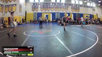 170 lbs Round 5 (8 Team) - Jeremias Amador, Eagle Empire vs Zaelyn Fletcher, Camden Silver