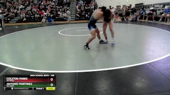 138 lbs Cons. Round 2 - Antonio Martinez, MO West vs Colston Parks, MO West