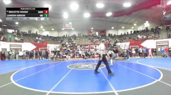 144 lbs Champ. Round 1 - Braxtyn Hough, South Adams Gold Wrestling Clu vs Landon Gibson, Greenfield Wrestling Club