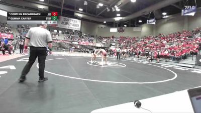 3A 135 lbs Semifinal - Cortlyn Ercanbrack, Juab vs Gemma Carter, Canyon View