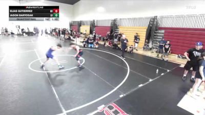 130-136 lbs Quarterfinal - Elias Gutierrez, Norte Vista vs Jason Bartosak, La Habra