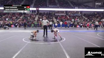 67 lbs Champ. Round 1 - Adam Fitzpatrick, Lawrence Elite vs Wyatt Burnside, Manhattan