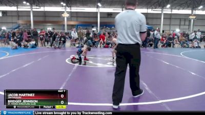 60 lbs Quarterfinal - Jacob Martinez, 208 Badgers vs Bridger Jennison, St. Maries Wrestling Club