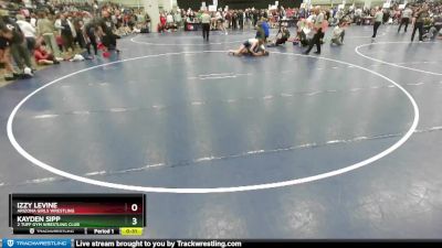 140 lbs Cons. Round 6 - Kayden Sipp, 2 Tuff Gym Wrestling Club vs Izzy LeVine, Arizona Girls Wrestling