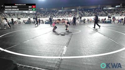132 lbs Consi Of 8 #2 - Samuel Perez, Grove Takedown Club vs Hayden Brinlee, D3 Wrestling Cluib