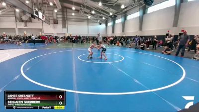 65 lbs Champ. Round 1 - James Shelnutt, Randall Youth Wrestling Club vs Benjamin Guerrero, Amped Wrestling Club