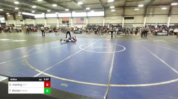 123 lbs Round Of 16 - Gunner Haelbig, No Team vs Tytan Decker, Show Low