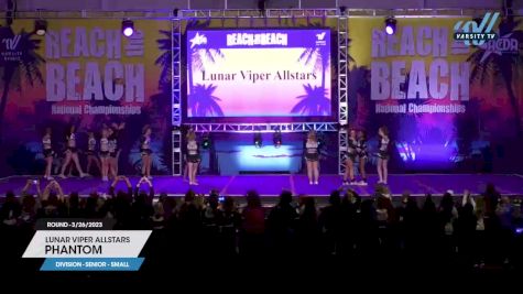 Lunar Viper Allstars - Phantom [2023 L3 Senior - Small 3/26/2023] 2023 ACDA Reach the Beach Grand Nationals - DI/DII
