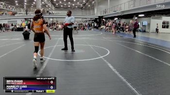 138 lbs Semis (4 Team) - Angel Upright, D3 Training Center vs Haily Laible, Grit Mat Club