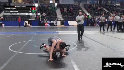 95 lbs Cons. Round 2 - Will Scott, Team Lightning vs Axton Breon, Phillipsburg
