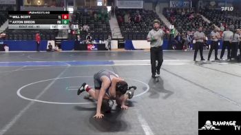 95 lbs Cons. Round 2 - Will Scott, Team Lightning vs Axton Breon, Phillipsburg