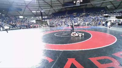 63 lbs Champ. Round 2 - Jaxon Wargo, Team Aggression Wrestling Club vs Kai Button, Blaine Barracudas Wrestling Club