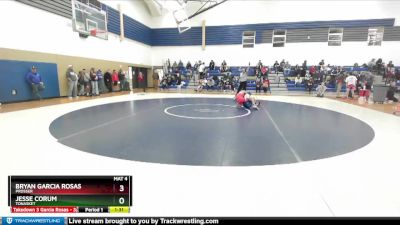 106 lbs Quarterfinal - Jesse Corum, Tonasket vs Bryan Garcia Rosas, Prosser