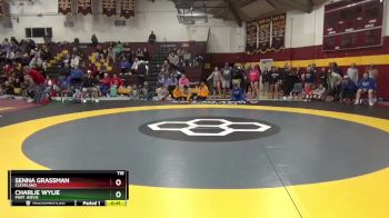 115 lbs Cons. Round 5 - Senna Grassman, Cleveland vs Charlie Wylie, Port Jervis