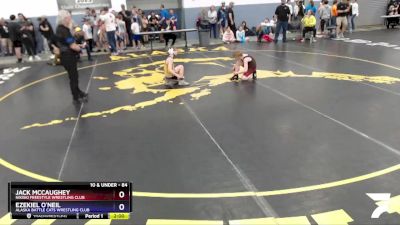 84 lbs Round 3 - Jack McCaughey, Nikiski Freestyle Wrestling Club vs Ezekiel O`Neil, Alaska Battle Cats Wrestling Club