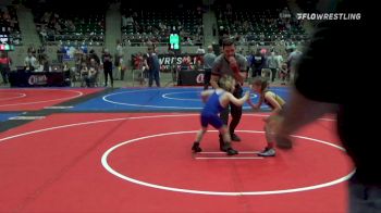 55 lbs Rr Rnd 5 - Brinley Leyba, Team Tulsa Wrestling Club vs Gabriel Krebs, Team Tulsa Wrestling Club