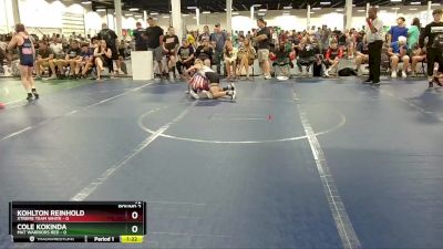 72 lbs Round 2 (6 Team) - Cole Kokinda, Mat Warriors Red vs Kohlton Reinhold, Xtreme Team White