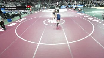 II-215 lbs Champ. Round 2 - Liam Roberts, Locust Valley vs Warren Pray, Ausable Valley