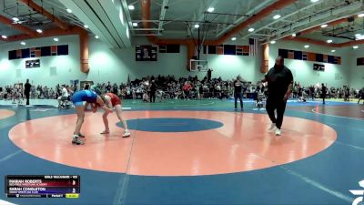 105 lbs Round 1 - Mariah Roberts, Red Pride Wrestling Academy vs Sarah Congleton, Viking Wrestling Club