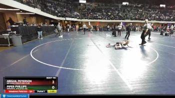 71 lbs Round 3 - Piper Phillips, Immortal Athletics WC vs Abigail Peterson, Big Game Wrestling Club