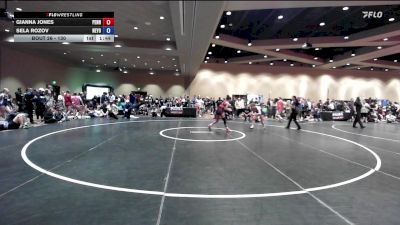 130 lbs Champ. Round 1 - Gianna Jones, Pennsylvania vs Sela Rozov, New York