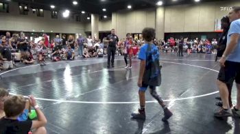 90 lbs Round 1 (8 Team) - Cruz Evans, RWA vs Maddox De Lange, Panhandle Pittbulls